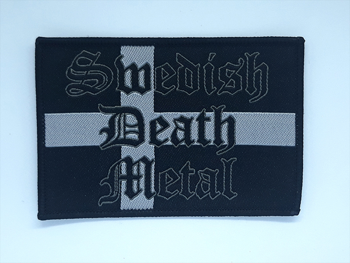 SWEDISH DEATH METAL 'S/T' Woven Patch อาร์มแบบทอ