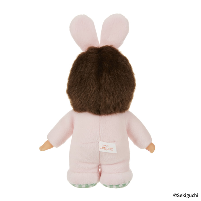 [PRE-ORDER] Monchhichi Rabbit Retro Series ตุ๊กตาม่อนชิชิ ชุดกระต่าย Size S 21 x 13 x 7 cm นำเข้าจากญี่ปุ่น レトロチックモンチッチ Sサイズ ウサギ 264733