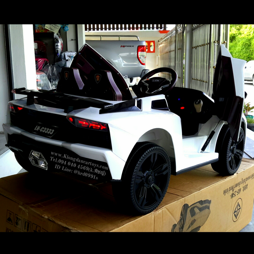รถแลมโบกินีปีกนก 💥คันใหญ่มาก, ใช้มือถือบังคับได้, ต่อบูลทูธมือถือได้, ล้อหลังโยกได้💥(3มอเตอร์แบต12v7a, เล่นUSB, ออกตัวสมูท, ประตูมีโช้ค, มีที่ลากจูง, มีโช้ค, แถม🎤ไมโครโฟน)