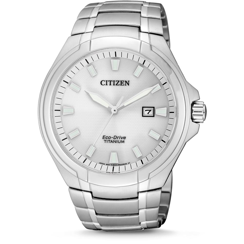 Citizen BM7430-89A นาฬิกาผู้ชาย Eco-Drive Super Titanium Men's Watch