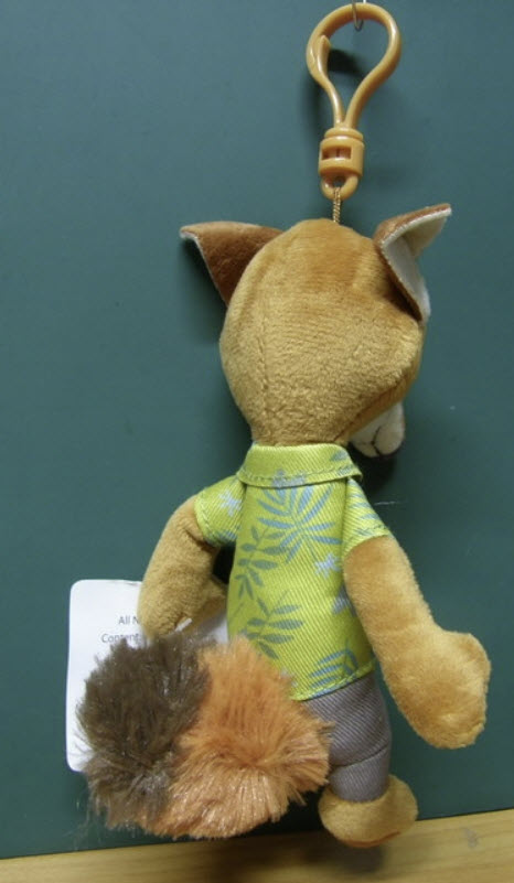 NICK WILDE ขนาด 6 นิ้ว มีคลิปสีน้ำตาล