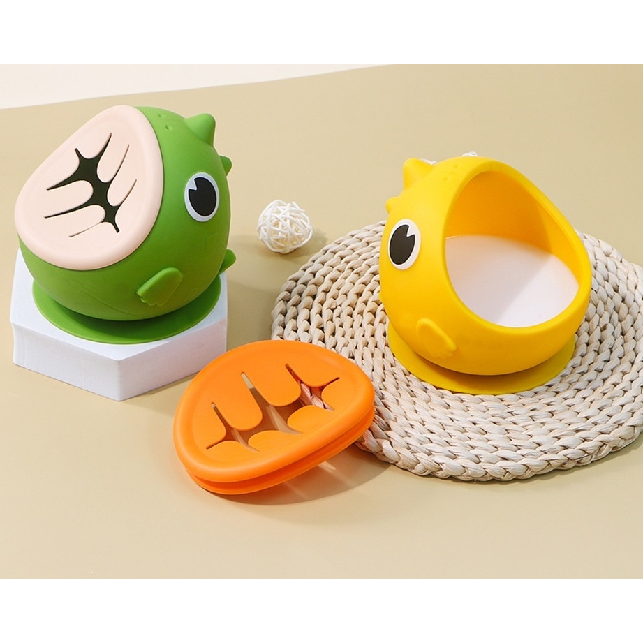 ถ้วยใส่ขนมซิลิโคน ลายการ์ตูน ถ้วยขนมซิลิโคน ก้นดูด