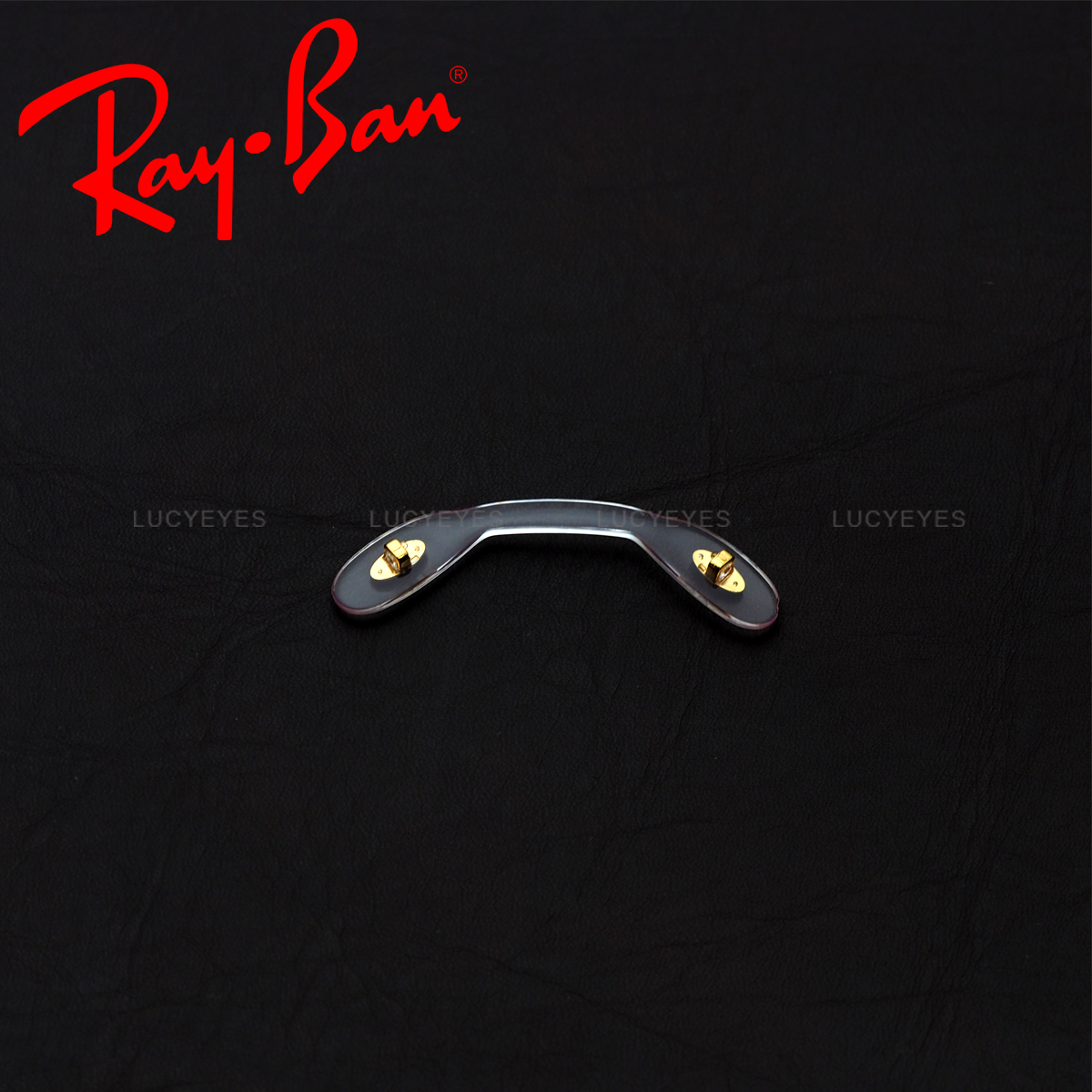 แป้นจมูก RAYBAN แท้ 100% RB3597, WINGS, RB3697, WINGS II แบบใส่น๊อต (สีใส โลหะทอง)