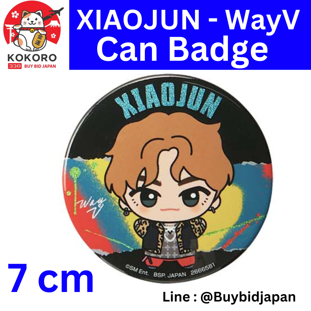 [PRE-ORDER] เข็มกลัด เซียวจวิ้น XiaoJun WayV Size 7 cm จาก BANDAI SPIRIT นำเข้าจากญี่ปุ่น NCT Chibigurumi Glitter Can Badge NCT ちびぐるみグリッター缶バッジvol.1