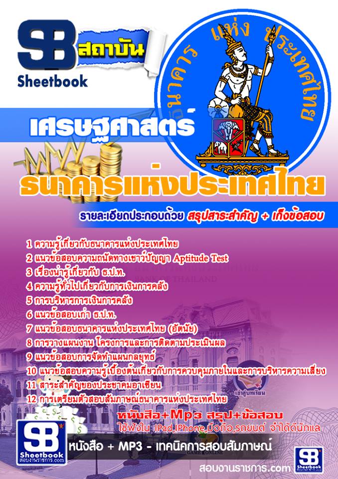 สรุปแนวข้อสอบกลุ่มงานเศรษฐศาสตร์ ธปท. 2568