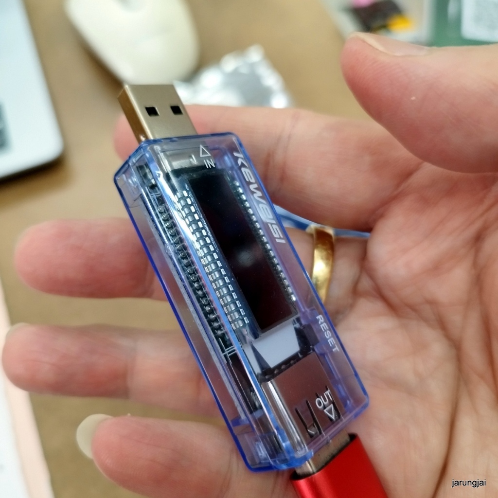 ที่วัดไฟ usb วัดไวท์ อุปกรณ์ร้านซ่อมมือถือ วัดไฟสายชาร์จ 1 ชิ้น