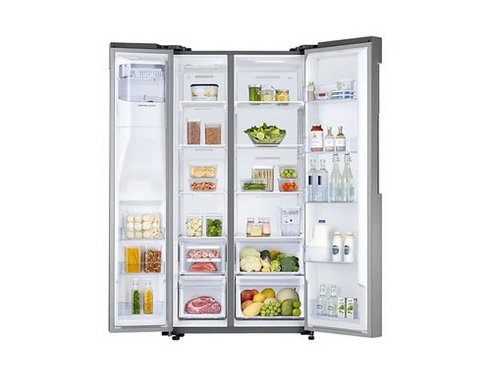 ตู้เย็น ไซด์บายไซด์ SBS 22.5 คิว Samsung รุ่น RS58K6407SL/ST