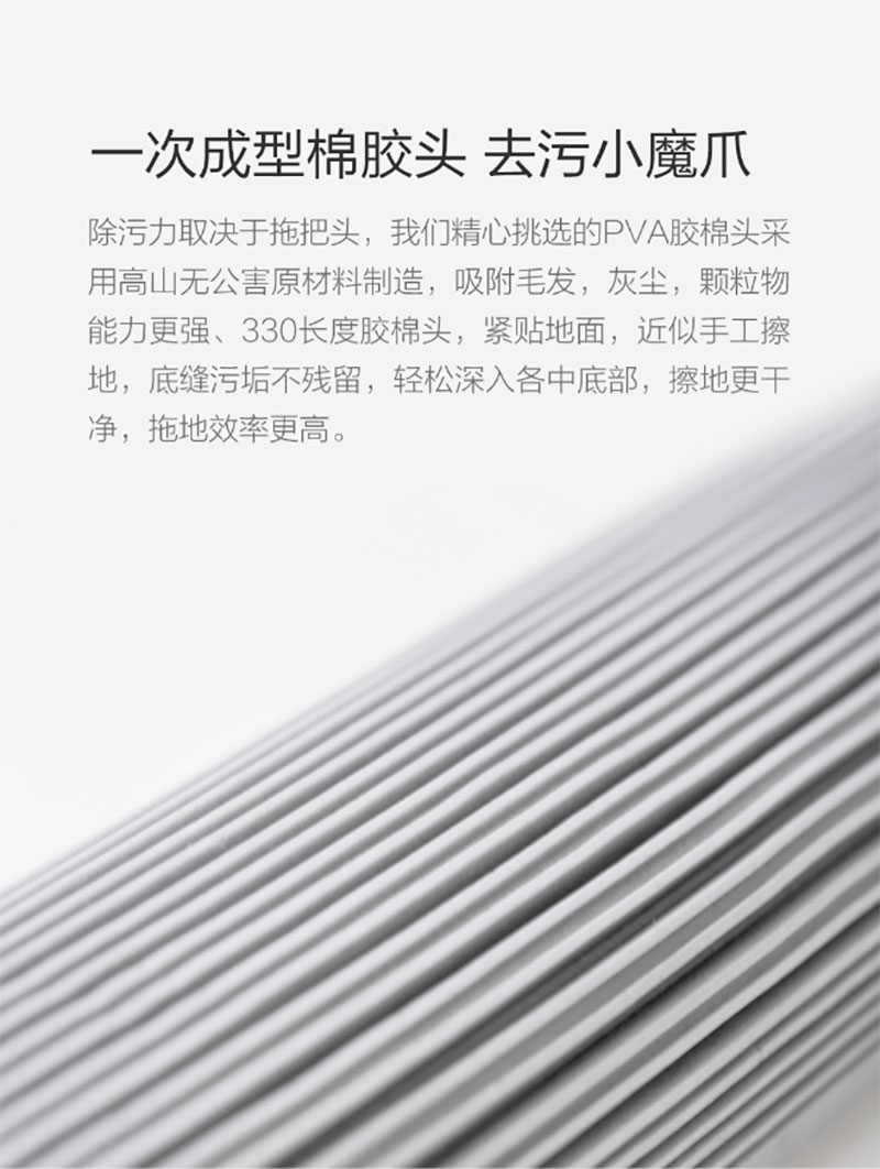 Xiaomi Blue Fish 180 Collodion Mop Head - หัวไม้ถูพื้นคอโลเดียน 180 องศา (3 ชิ้น)