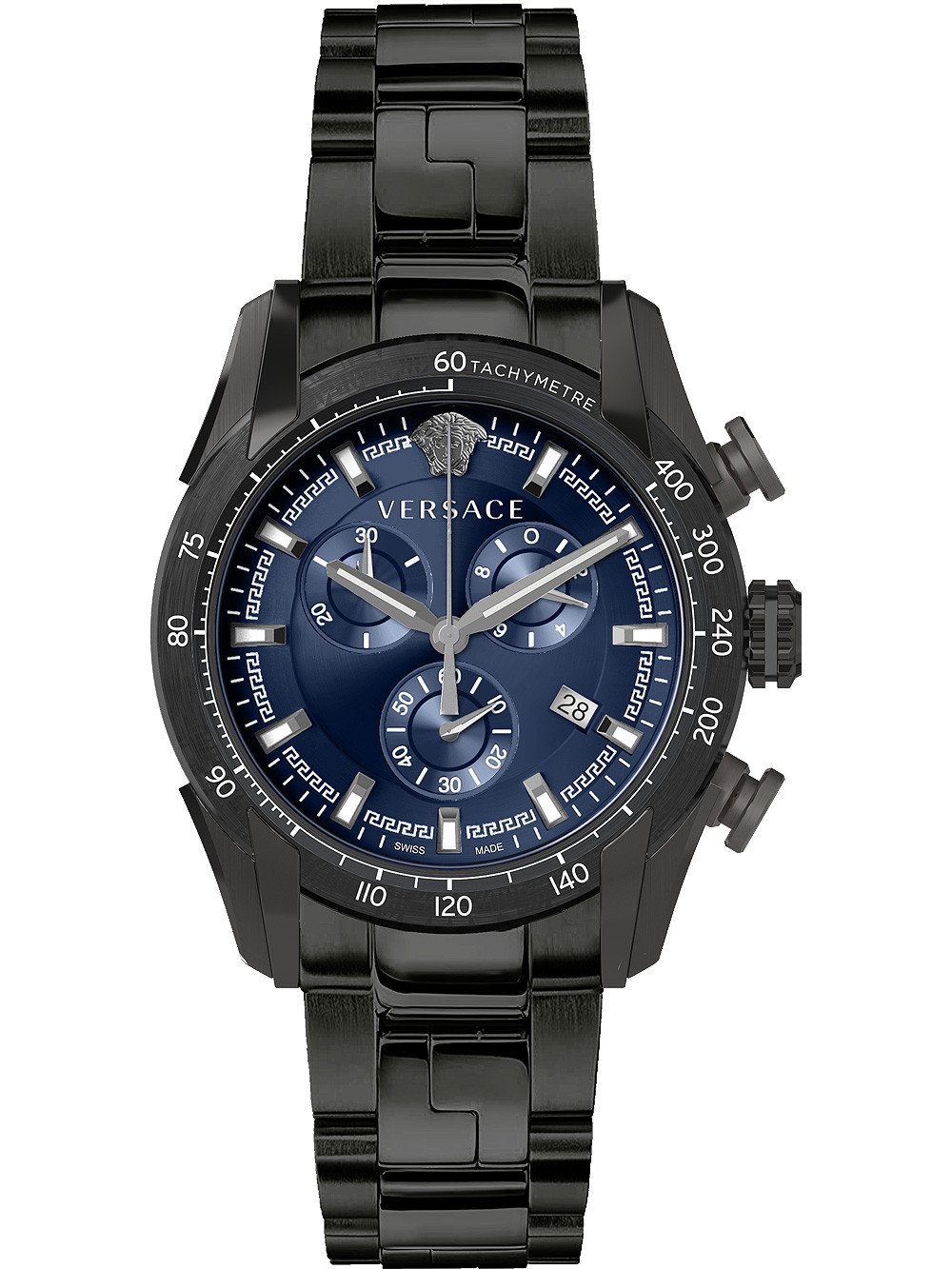 Versace VE2I00521 นาฬิกาผู้ชาย V-Ray Chronograph Quartz Men's Watch