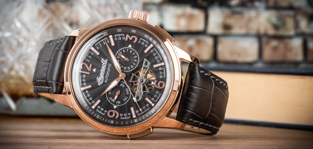 Ingersoll I00302B นาฬิาผู้ชาย The Regent Automatic Men's Watch