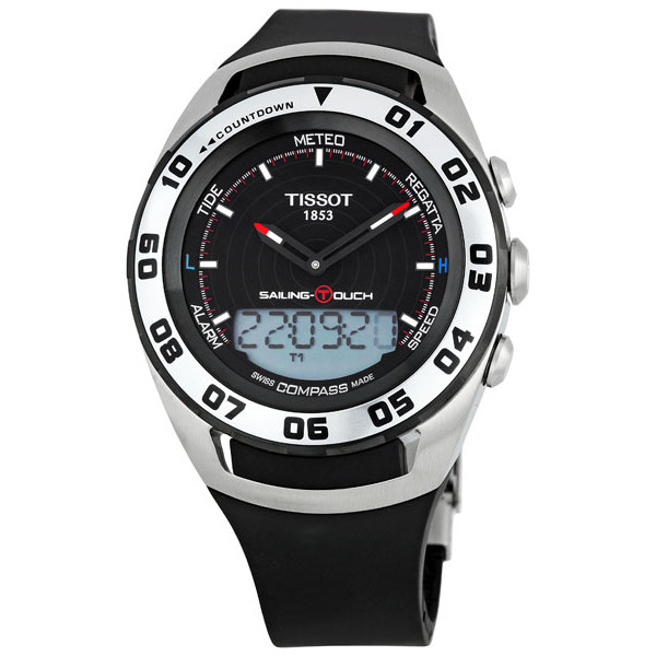 Tissot T056.420.27.051.01 นาฬิกาผู้ชาย T-Touch Sailing Alarm Chronograph Men's Watch