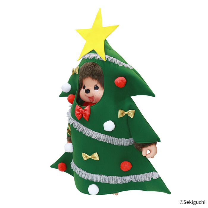 [PRE-ORDER] ตุ๊กตา ม่อนชิชิ Size 2L ม่อนชิชิคุง ในชุดต้นคริสต์มาส Monchhichi Christmas Tree ตัวใหญ่ H90 x W83 x D25 cm นำเข้าจากญี่ปุ่น クリスマスツリーモンチッチ 2Lサイズ 男の子 840793