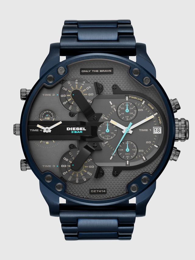 Diesel DZ7414 นาฬิกาผู้ชาย Mr. Daddy 2.0 Chronographl Blue Stainless Steel Quartz Men's Watch