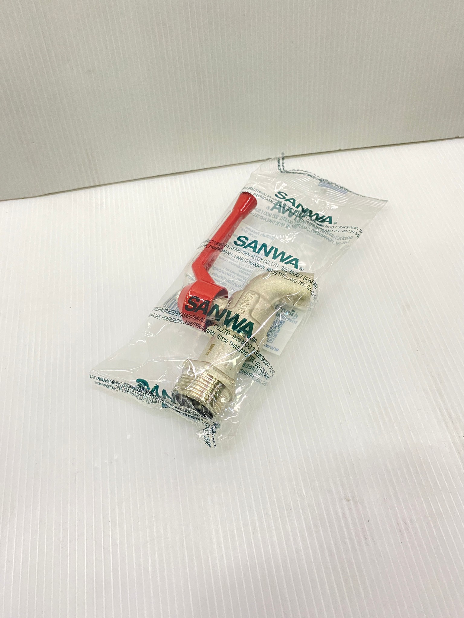 ก๊อกบอล ก๊อกน้ำ ด้ามแดง ขนาด 3/4" (6หุน) CK20 SANWA ของแท้ 100%