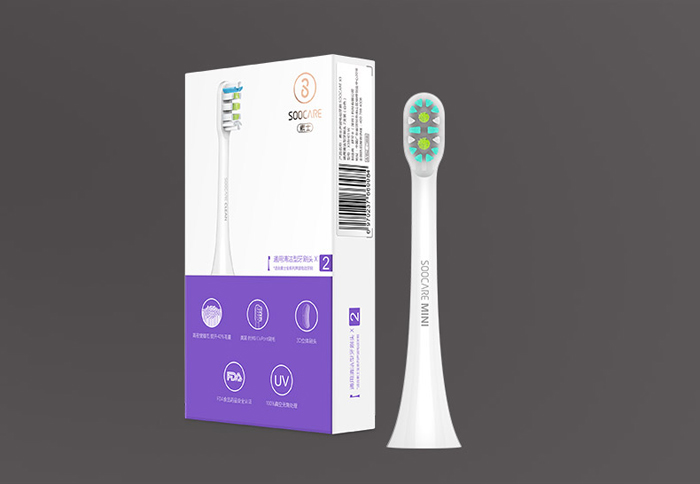 SOOCAS Mini Brush Head - หัวแปรงรุ่น Mini (2 ชิ้น)