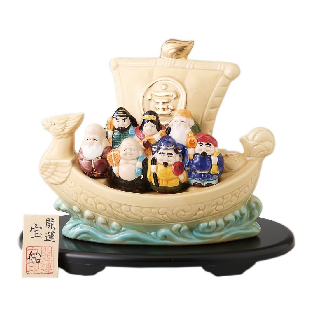[PRE-ORDER] 7 เทพเจ้าแห่งโชคลาภของญี่ปุ่น บนเรือสมบัติ Seven Lucky Gods of Fortune on Treasure ship เสริมดวง ของมงคลญี่ปุ่น นำเข้าจากญี่ปุ่น