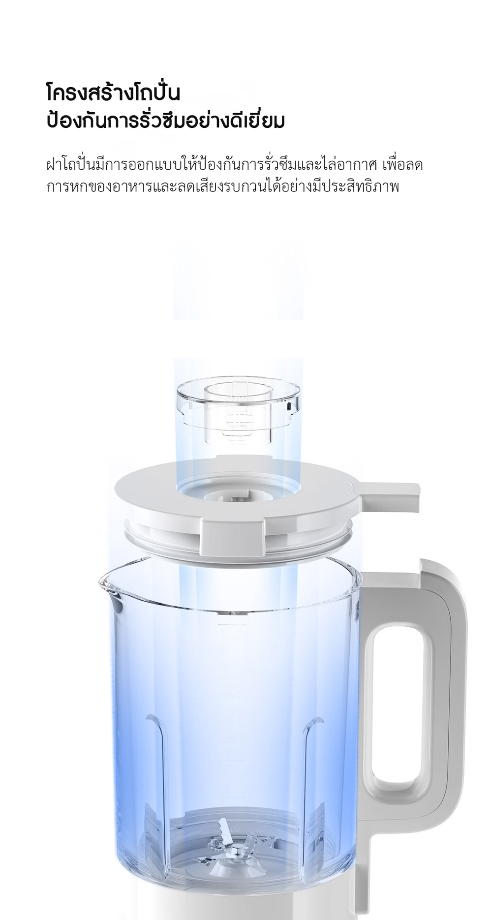 Xiaomi Small High-Speed Smart Blender - เครื่องปั่นแรงสูงเสี่ยวหมี่ รุ่นเล็ก (CN)(แถมหัวแปลง)