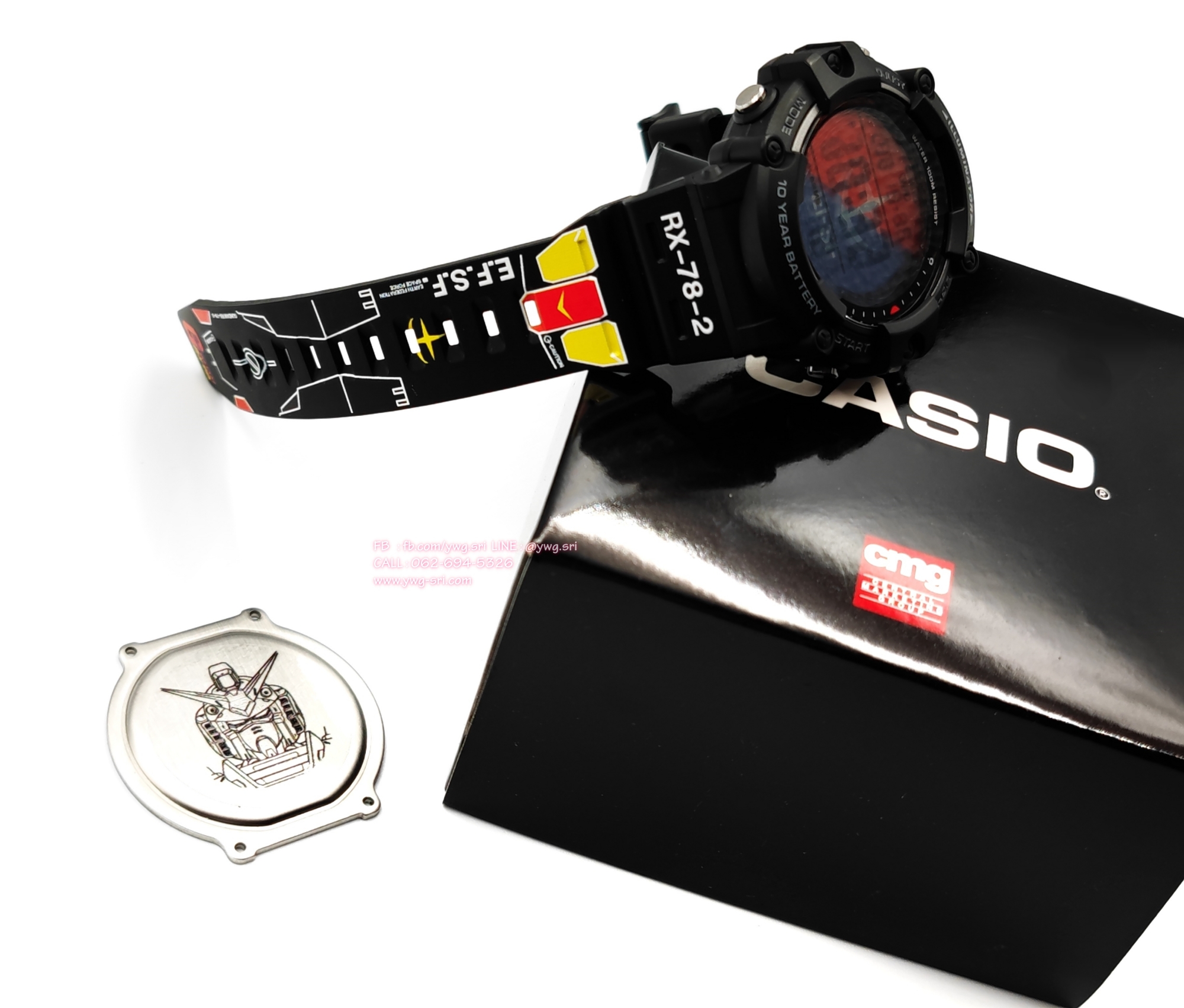 CASIO CUSTOM RX-78-2 Gundam (AE-1500WH) แบบ2