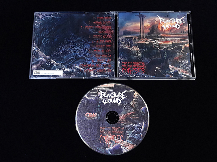 PUNCTURE WOUND 'Complete Carnage of Coagulating Cacophonous Corpses' CD