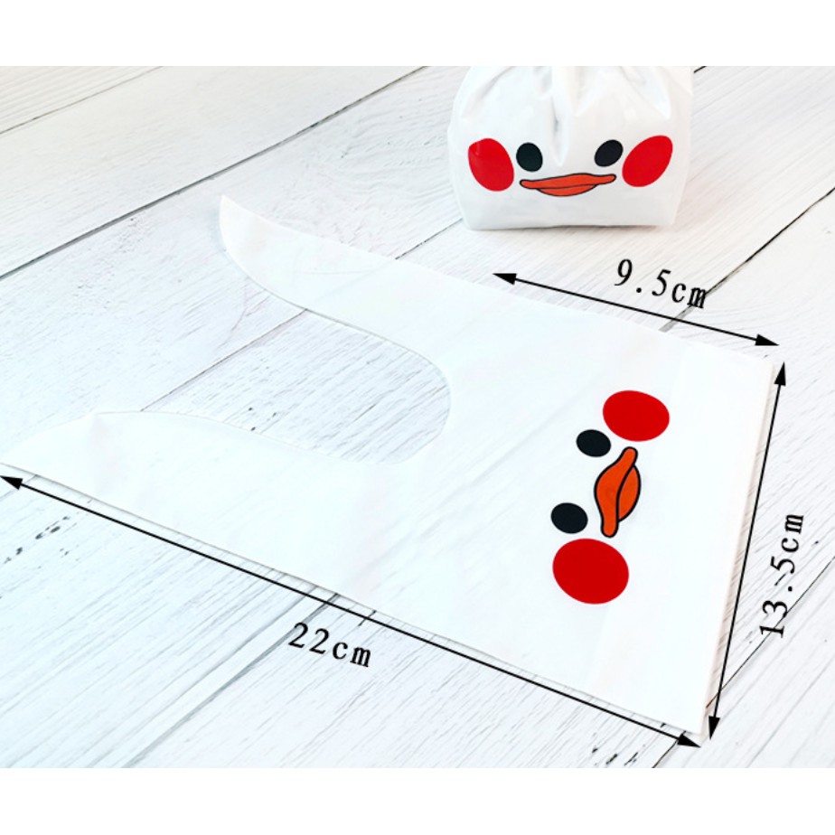ถุงผูกหูกระต่าย ขนาด 13.5x22 ซม. แพ็คละ 47-50 ใบ (ชุดที่ 2/2)