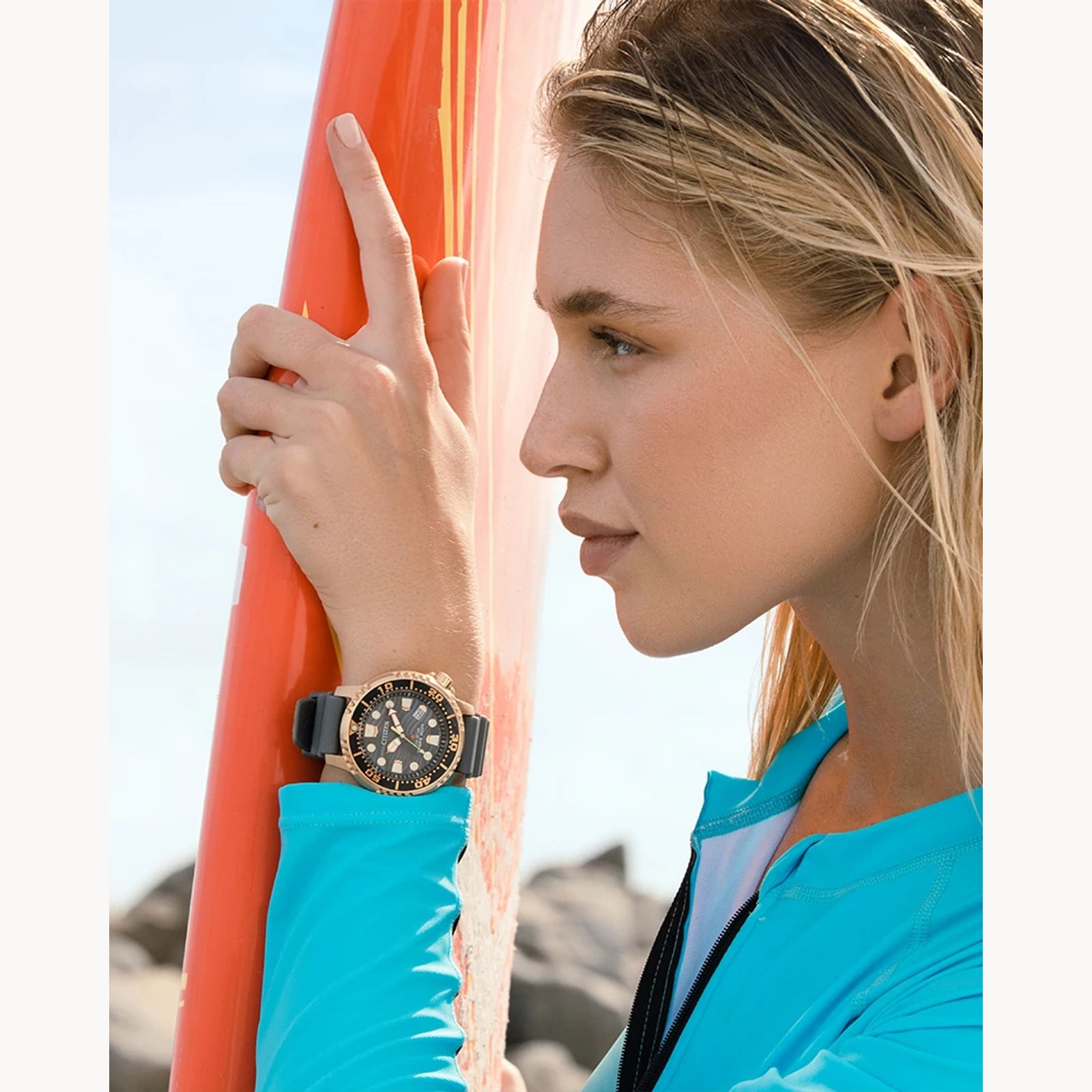 Citizen BN0163-00H นาฬิกาผู้ชายPROMASTER DIVER Eco-Drive Men's Watch Men's Watch