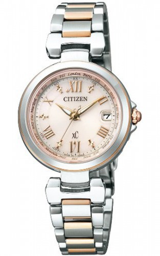 Citizen EC1034-59W นาฬิกาผู้หญิง Eco-Drive XC Happy Flight Radio Controlled Made in Japan Women's Watch