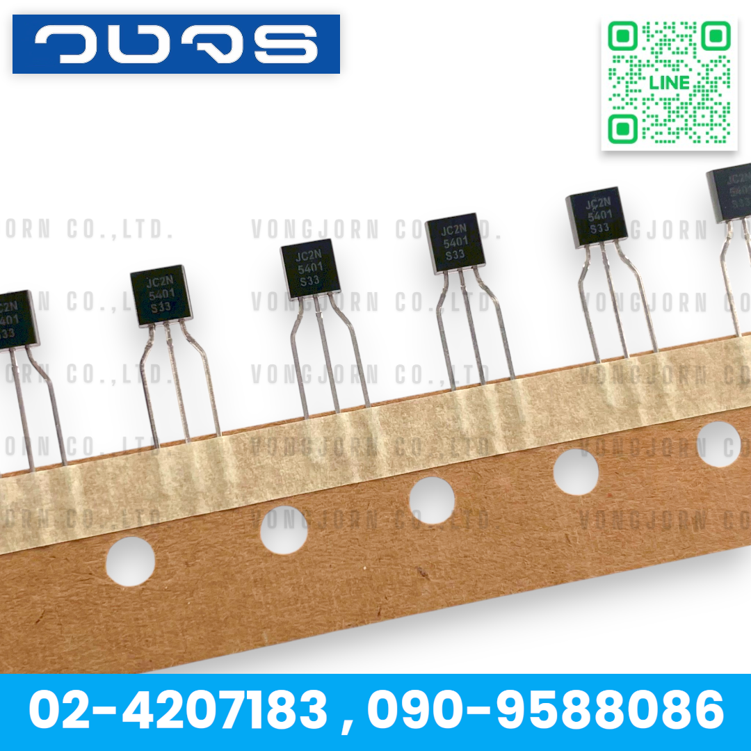 (10ตัว) 2N5401 PNP / 2N5551 NPN Transistor , Signal Processing , Switching , Amplification Applications ทรานซิสเตอร์