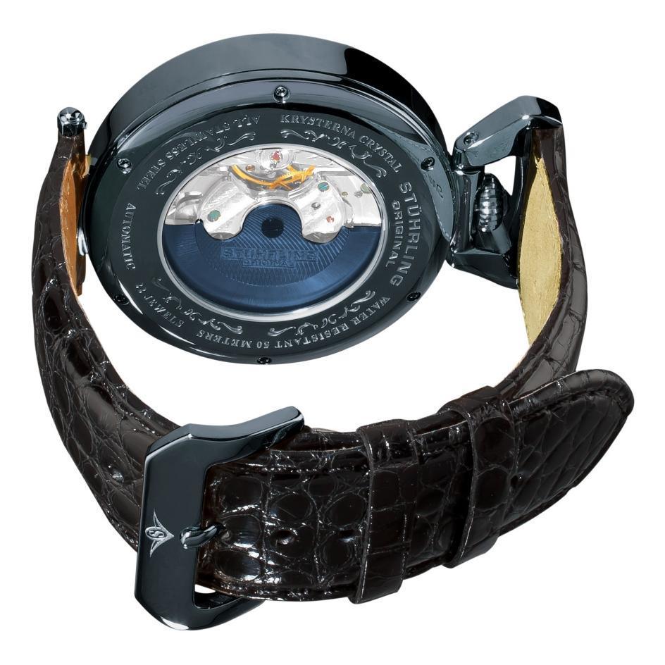 Stuhrling Original 127A2.33X52 นาฬิกาผู้ชาย Stuhrling Original รุ่น 127A2.33X52, Emperor's Grand DT Automatic Dual Time Men's Watch