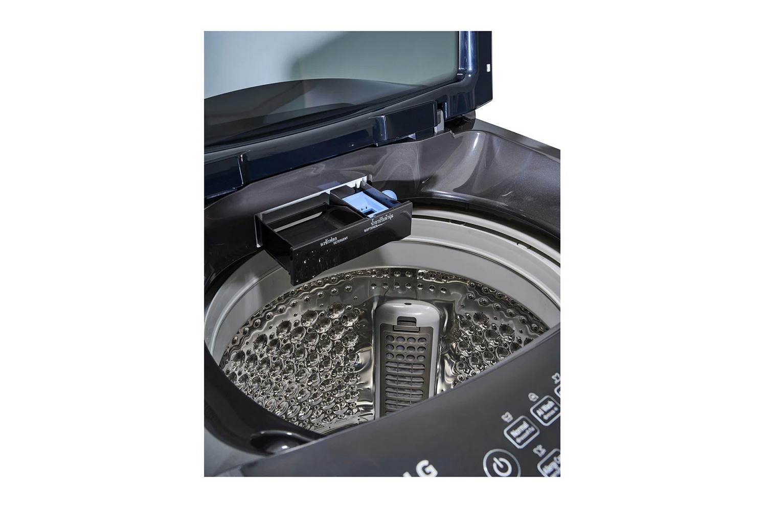 [ผ่อน0%10ด] LG เครื่องซักผ้าฝาบน รุ่น TV2516DV3M ระบบ Inverter Direct Drive ความจุซัก 16 กก. (ชลบุรีส่งฟรี)