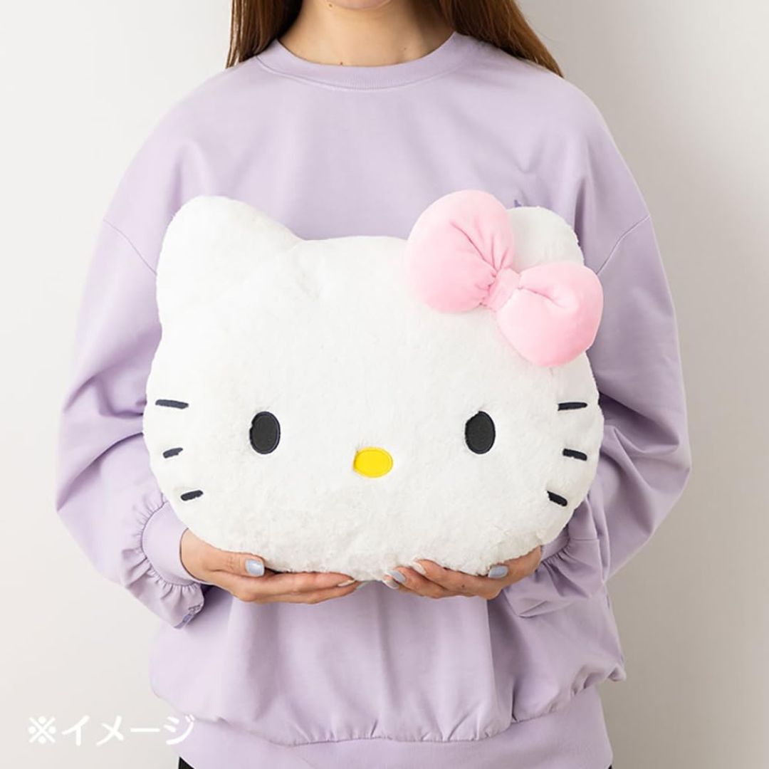 [PRE-ORDER] หมอนอิง หน้าคิตตี้ Sanrio Hello Kitty Face Cushion Size S นำเข้าจากญี่ปุ่น Sanrio Japan サンリオ(SANRIO) ハローキティ フェイス形クッションS 272477