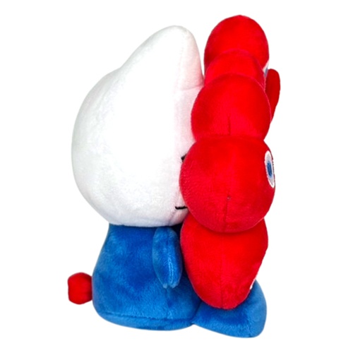 [PRE-ORDER] ตุ๊กตา คิตตี้ Hello Kitty x MYAKU-MYAKU Official Mascot งาน Osaka Expo 2025 นำเข้าจากญี่ปุ่น サンリオキャラクターズ ミャクミャクなりきりぬいぐるみM ハローキティ