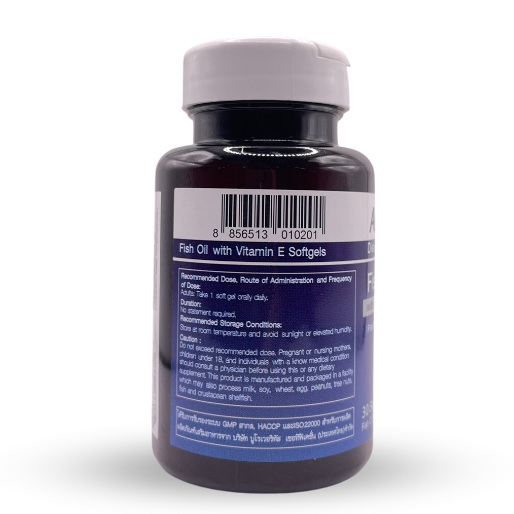 Fish Oil with Vitamin E Softgels (Fish oil 1000 mg 30s' )