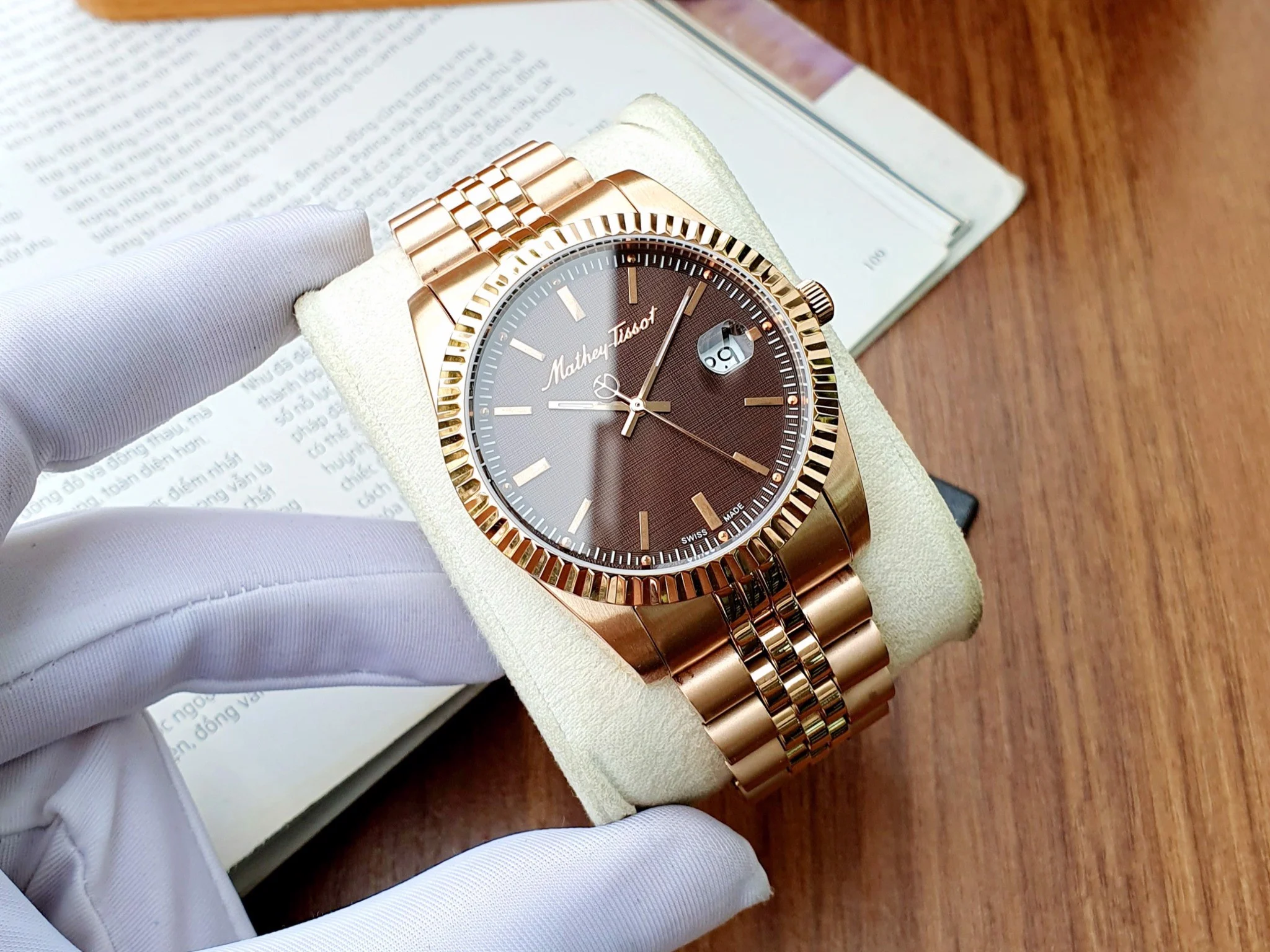 Mathey-Tissot H810PRM นาฬิกาผู้ชาย Mathey II Quartz Men's Watch