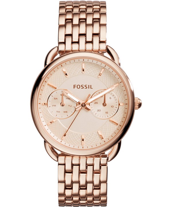 Fossil ES3713 นาฬิกาผู้หญิง Fossil รุ่น ES3713, Tailor Multifunction Quartz Women's Watch