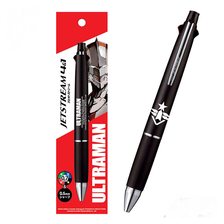 [DEXPRESS] ปากกาอุลตร้าแมน ยูนิ เจ็ทสตรีม 4&1 MSXE5-1000-07 สีดำ (Black)