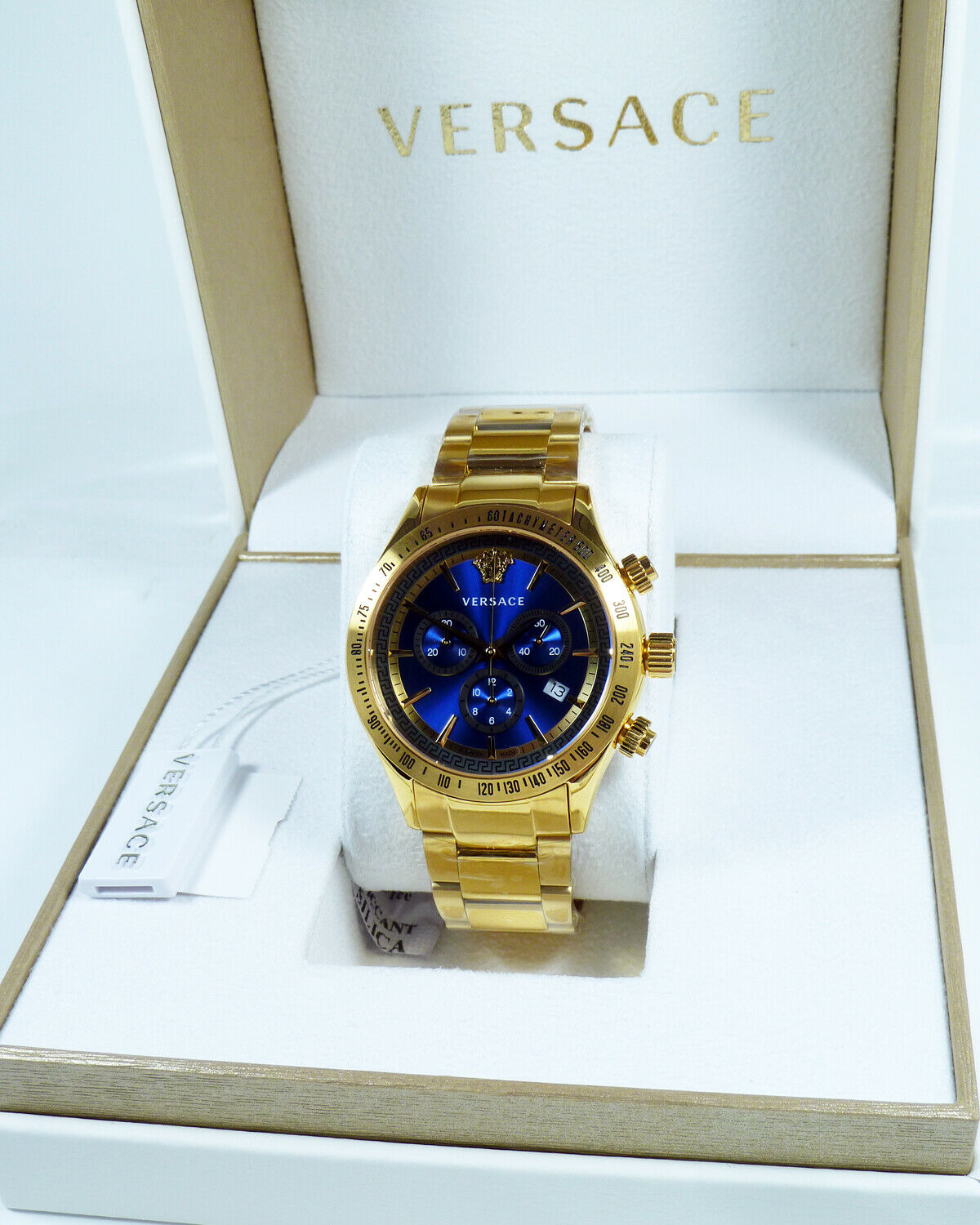 Versace VEV700619 นาฬิกาผู้ชาย Chrono Classic Quartz Swiss Made Men's Watch