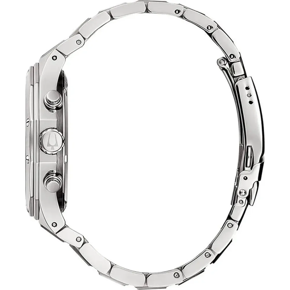 Bulova 96B410 นาฬิาผู้ชาย Chronograph Precisionist Quartz Men's Watch