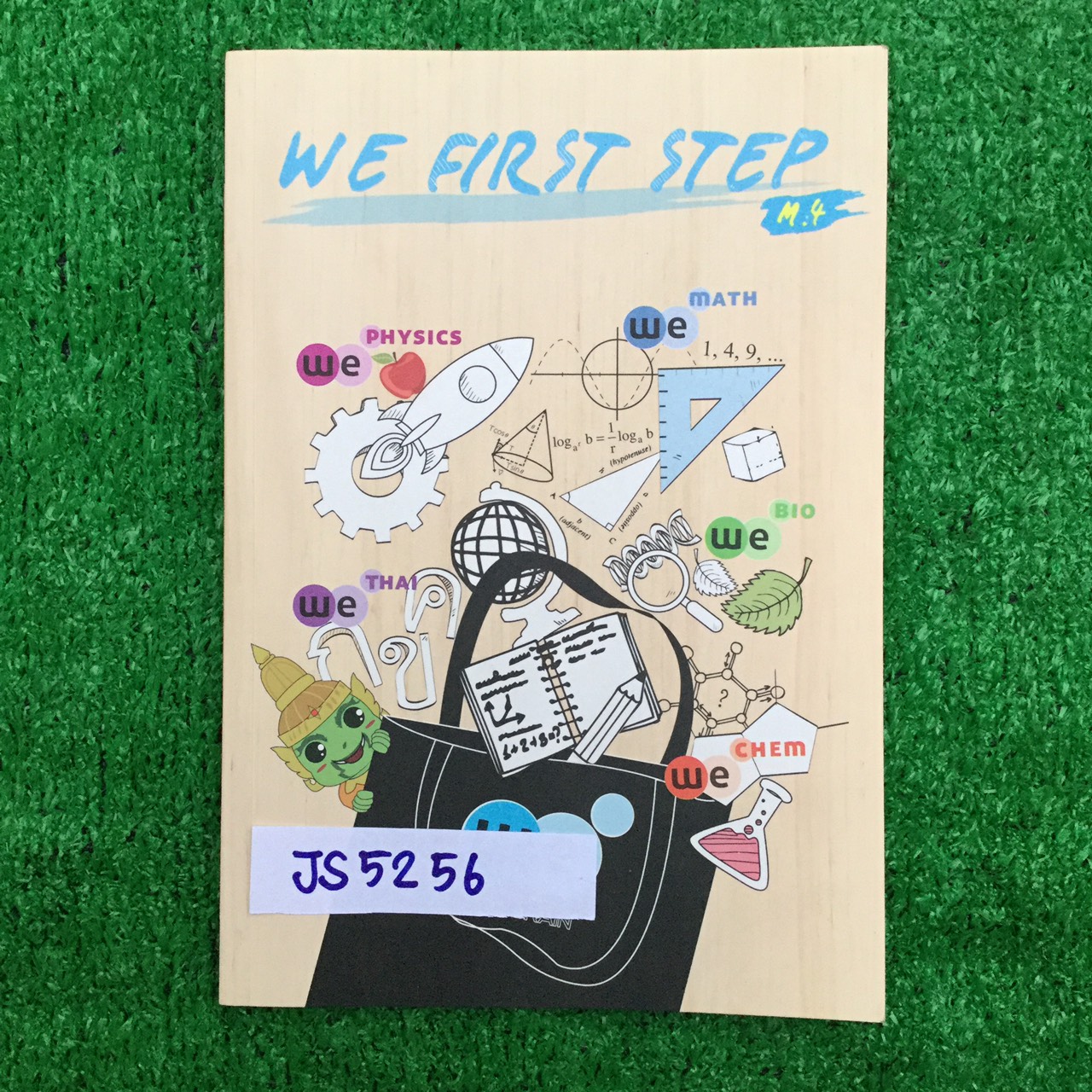 JS5256 [The brain เดอะเบรน] We First Step M.4 ปูพื้นฐาน ม.4 มีทั้งคณิต ฟิสิกส์ เคมี ชีวะ ภาษาไทย เป็นเนื้อหาและแบบฝึกหัด จดครบตามที่ครูสอน แบบฝึกหัดมีข้อว่างไม่มีเฉลย จดละเอียดลายมืออ่านง่าย เหมาะสำหรับม.ต้น และกำลังขึ้น ม.4 มี 188 หน้า ขาย 250฿