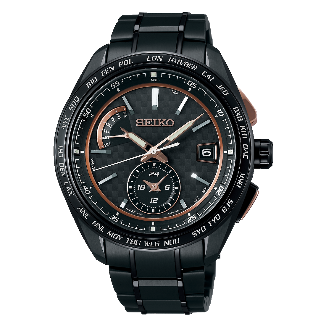 Seiko SAGA263 นาฬิกาผู้ชาย Brightz Radio Sync Solar Men's Watch