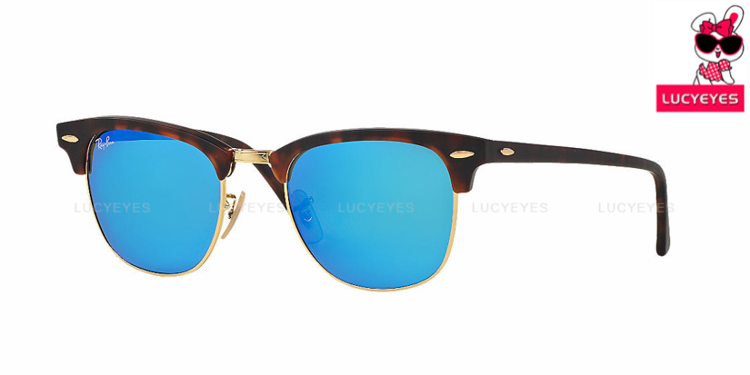 RayBan RB3016F 114517 | CLUBMASTER FLASH LENSES