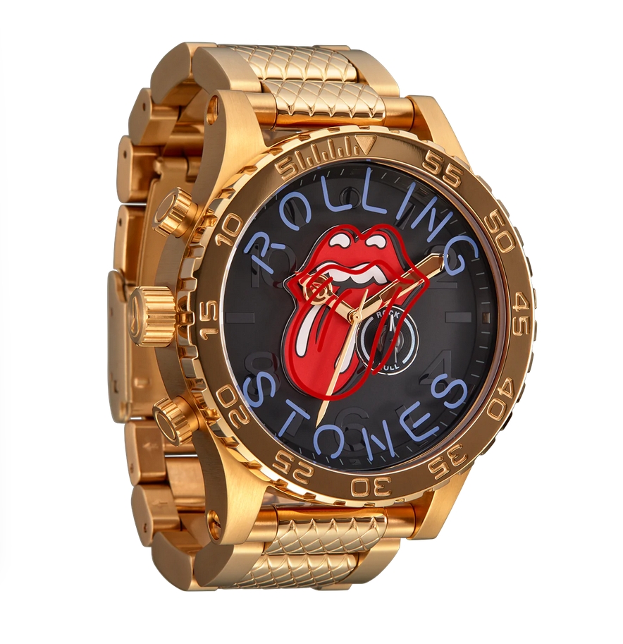 Nixon A1355-513-00 นาฬิกาผู้ชาย Rolling Stones 51-30 Chrono Quartz Men's Watch