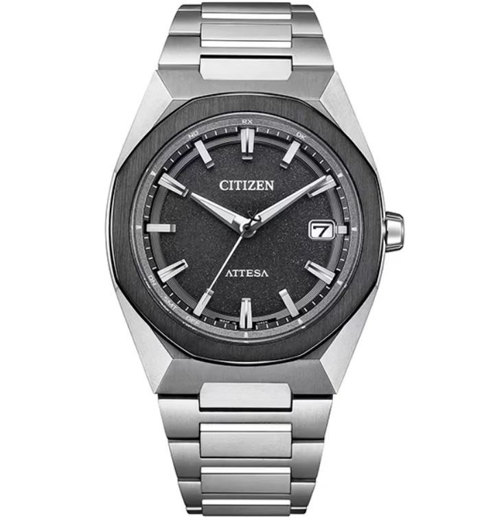 Citizen CB3044-55E นาฬิกาผู้ชาย Eco-Drive Attesa Titanium Radio-Controlled Made in Japan Men's Watch