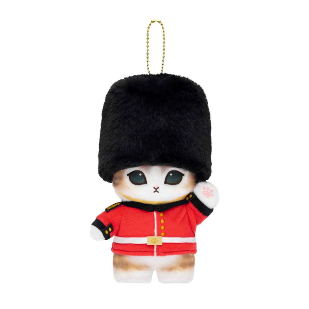 [PRE-ORDER] พวงกุญแจ ตุ๊กตา แมวโมฟุ ทหารอังกฤษ Mofusand Journey London Guard Cat Mascot mofusand もふもふジャーニー 近衛兵にゃんマスコット