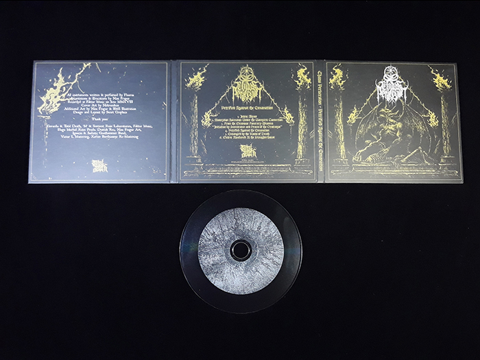 CHAOS PERVERSION 'Petrified Against the Emanation' Digi-CD