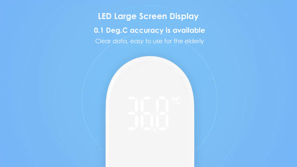 Xiaomi Mijia iHealth Thermometer - เครื่องวัดอุณหภูมิ iHealth(กล่องเลอะ)