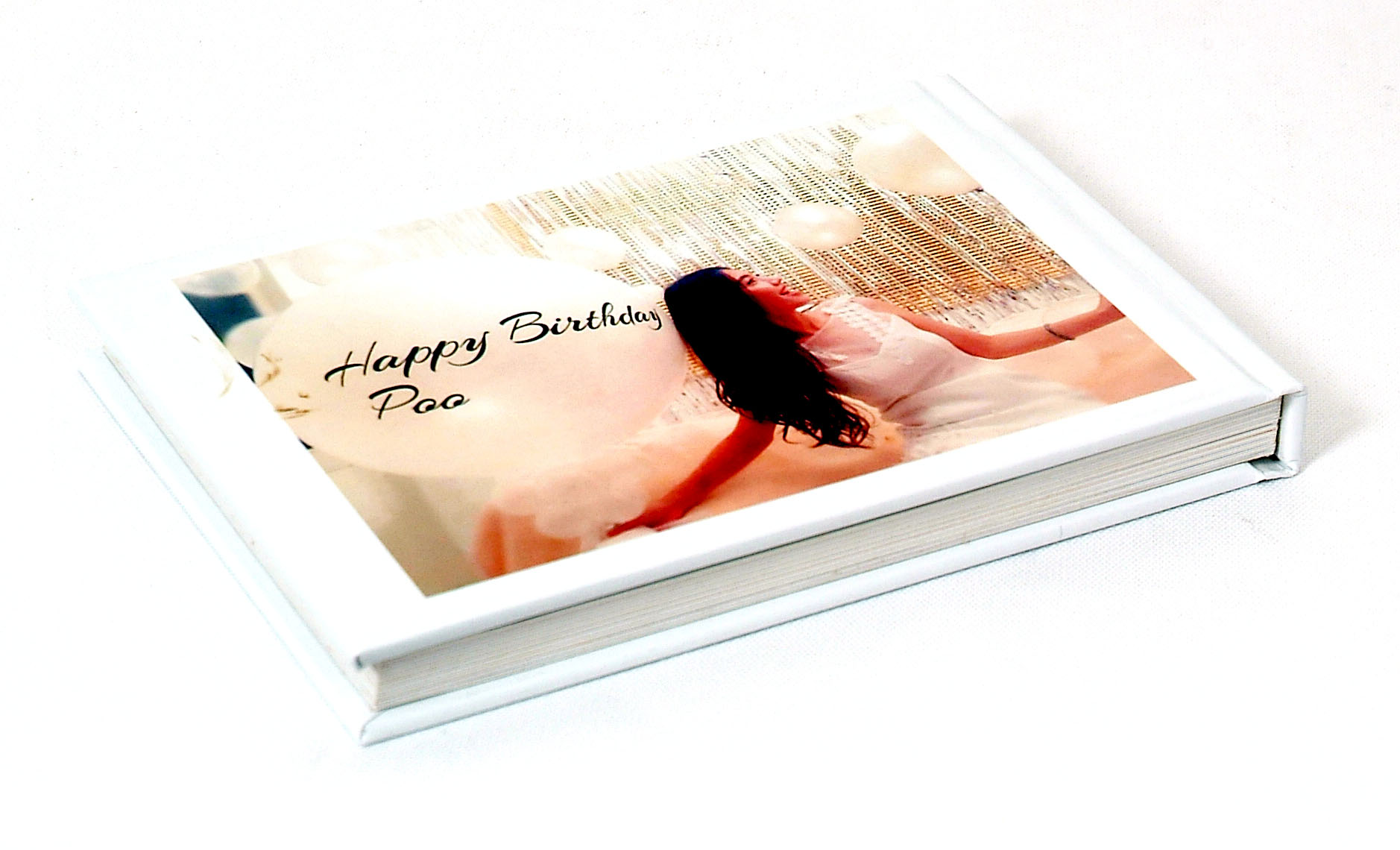 ของขวัญวันเกิด PhotoBook ขนาด 4x6 นิ้ว แนวนอน 20หน้า ปกแข็งพิเศษ เคลือบร้อน