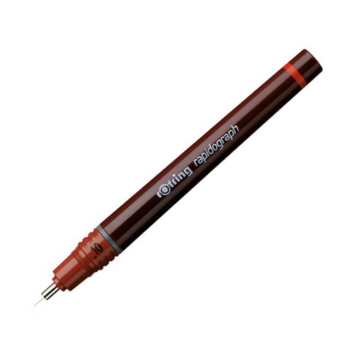 ปากกาเขียนแบบ rOtring Rapidograph (เลือกขนาดหัวด้านใน)