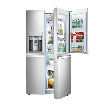 LG ตู้เย็น 2 ประตูเปิดข้าง รุ่น GR-J297CSBL 29.7 คิว สีเงิน (ชลบุรี ส่งฟรี)