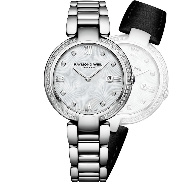 Raymond Weil 1600-STS-00995 นาฬิกาผู้หญิง Raymond Weil รุ่น 1600-STS-00995, Shine Diamond Accent Quartz Women's Watch