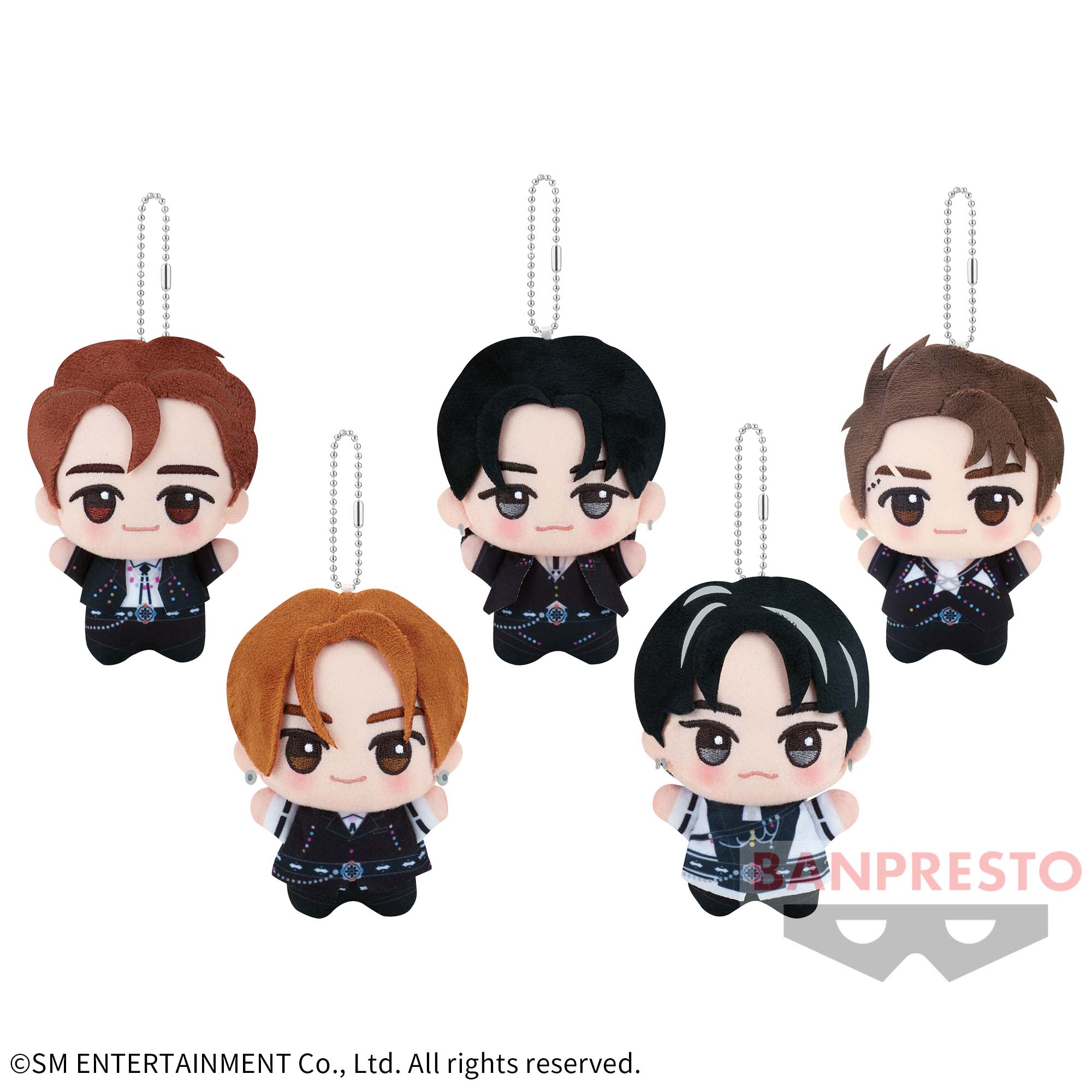 [PRE-ORDER] ตุ๊กตาจิบิ NCT 127 Sticker Chibigurumi Vol 1 + Vol 2 Size 11 cm Set 9 ตัว จาก BANDAI BANPRESTO นำเข้าจากญี่ปุ่น